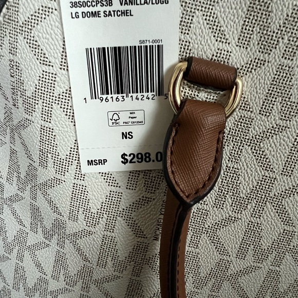 NWT MICHAEL KORS CINDY LARGE DOME SATCHEL HANDBAG - Picture 10 of 11